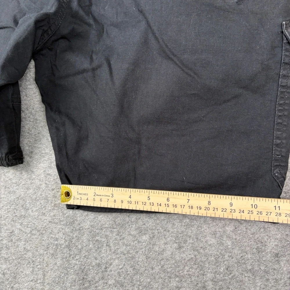 Wrangler Cargo Shorts Mens 36 Black Relaxed Fit Outdoors Workwear Five Pocket‎